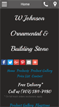 Mobile Screenshot of johnsonornamentalstone.com