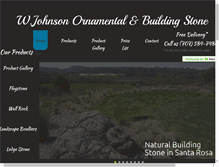 Tablet Screenshot of johnsonornamentalstone.com
